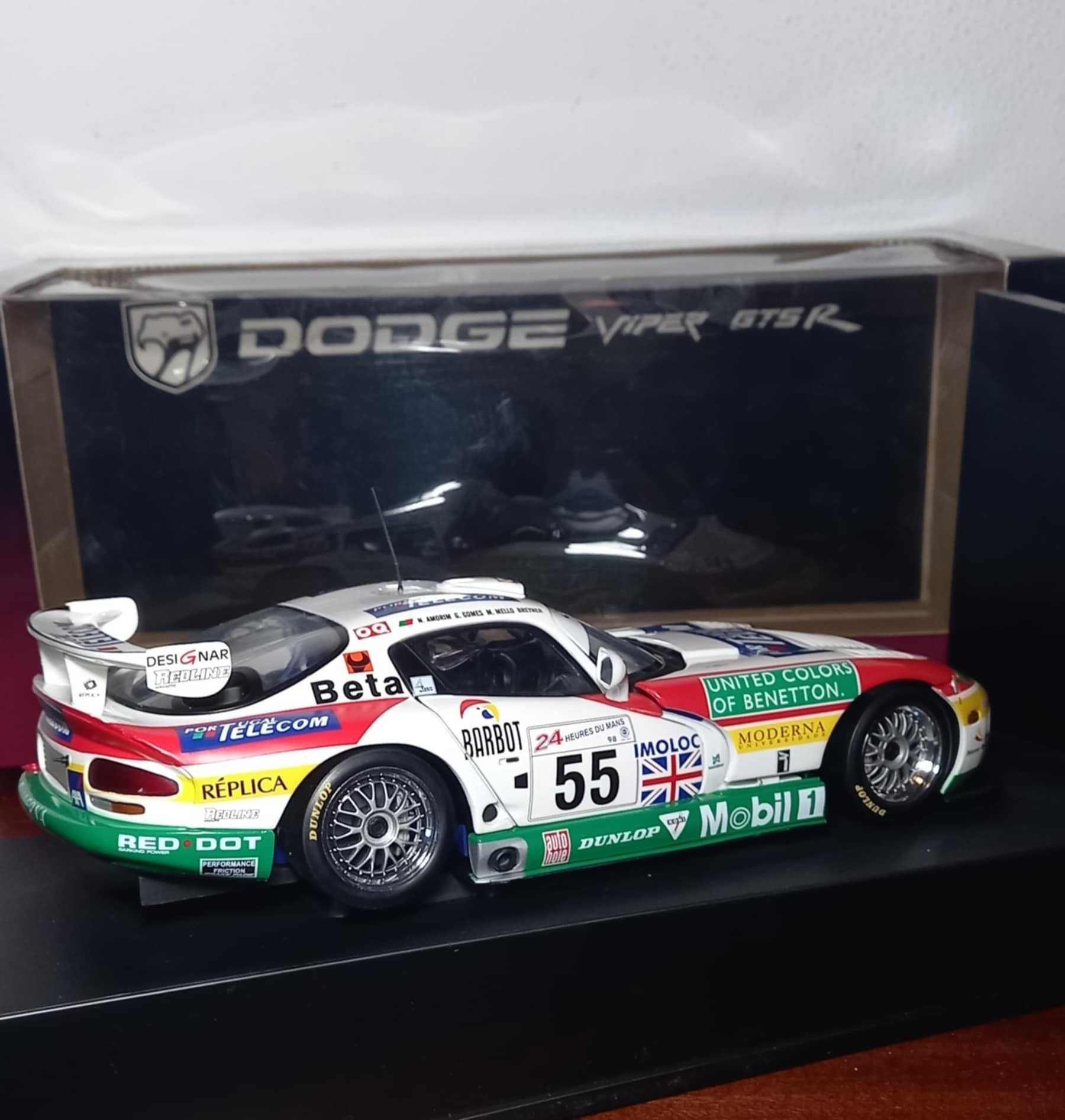1/18 Autoart Dodge Viper GTS-R #55 24H Le Mans 1998