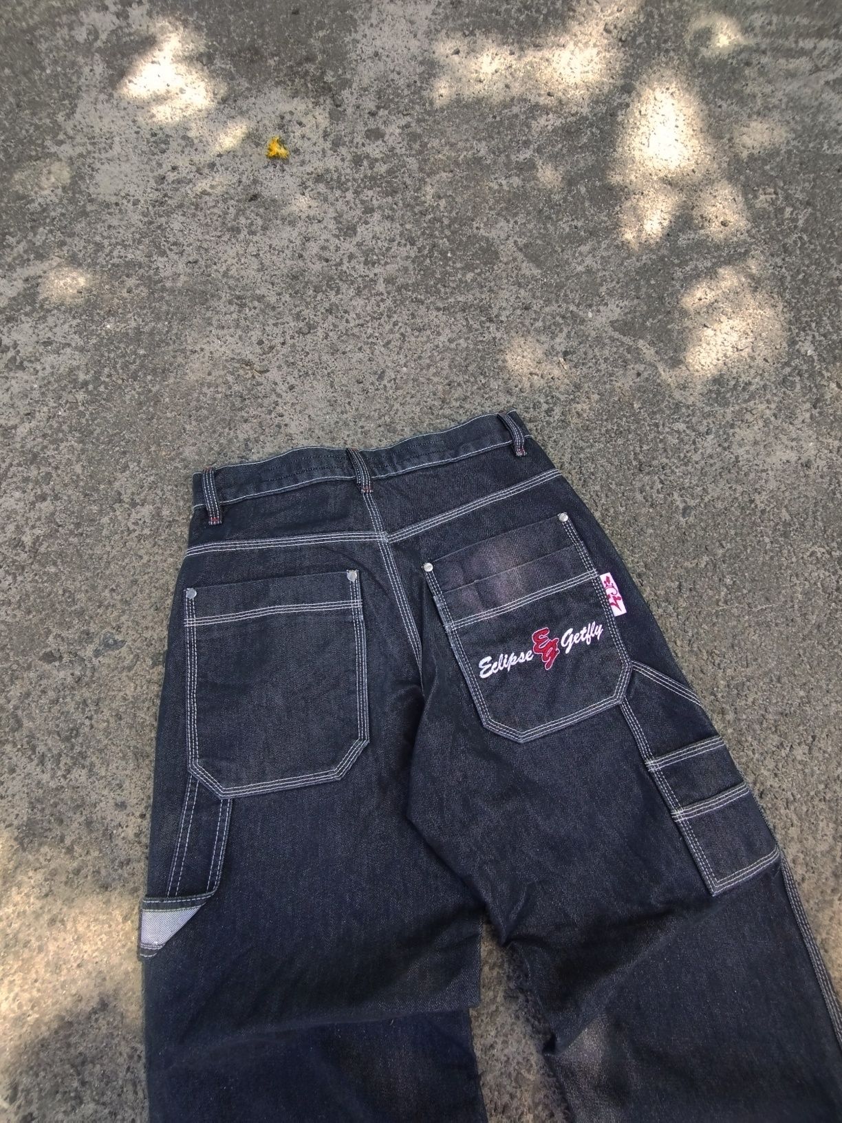 джинсы rap sk8 baggy jeans eclipse jnco style