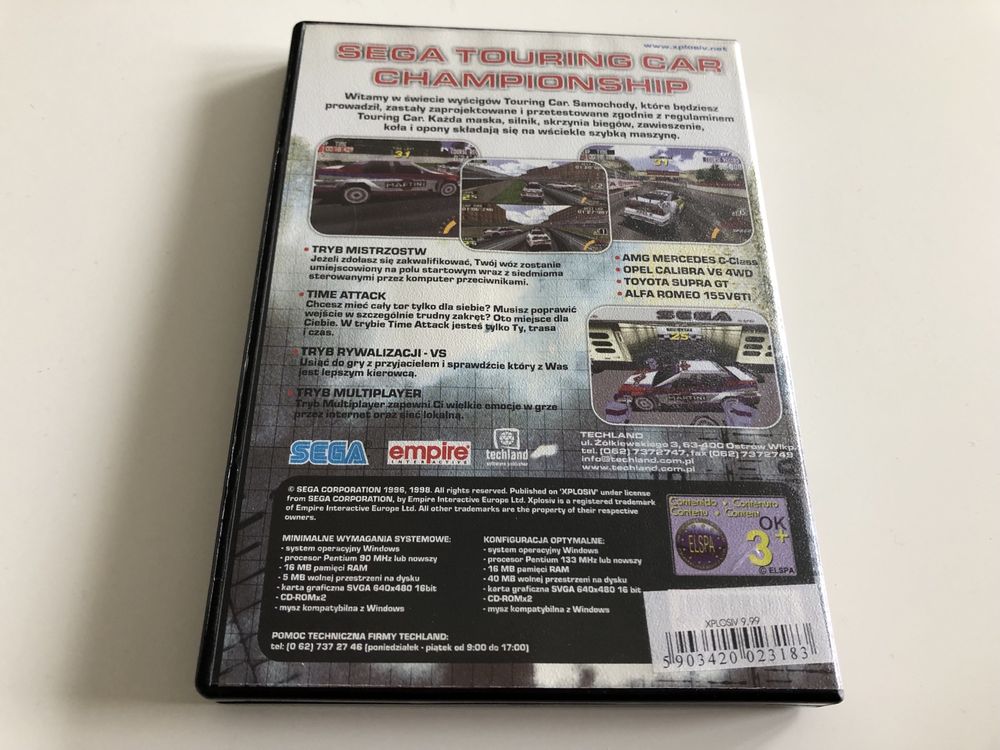 Sega Touring Car Championship PL pc jak nowa