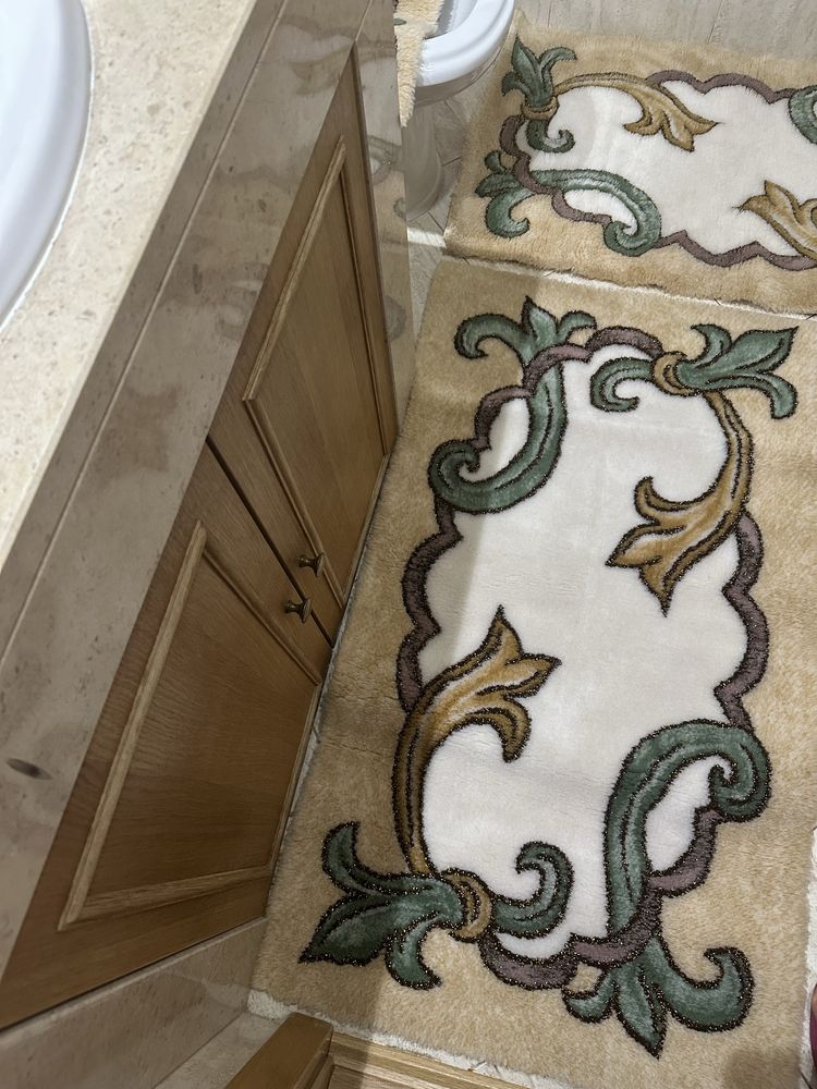 Conjunto de tapetes de casa de banho