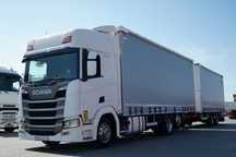 Scania R 450 / ZESTAW TANDEM 120 M3 / PRZEJAZDOWY / OŚ SKRĘTNA PODNOSZONA / MEGA /  2021 ROK / FRUEHAUF / PO ZŁOTYM KONTRAKCIE SERWISOWYM