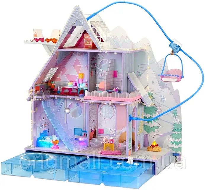 Будинок Лол Зимовий Особливик Шале. LOL Surprise Winter Disco Chalet