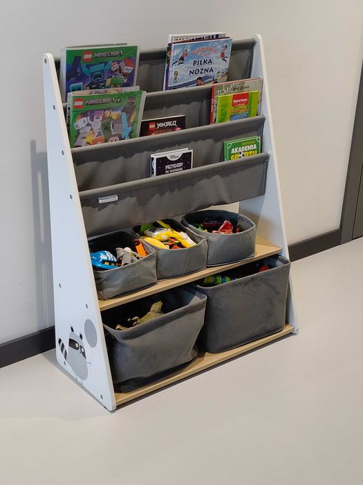 Regał na książki  zabawki Kinderkraft Racoon