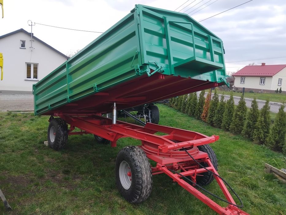 Przyczepa 3 stronny wywrotka autosan d47 d55 krone 6 ton