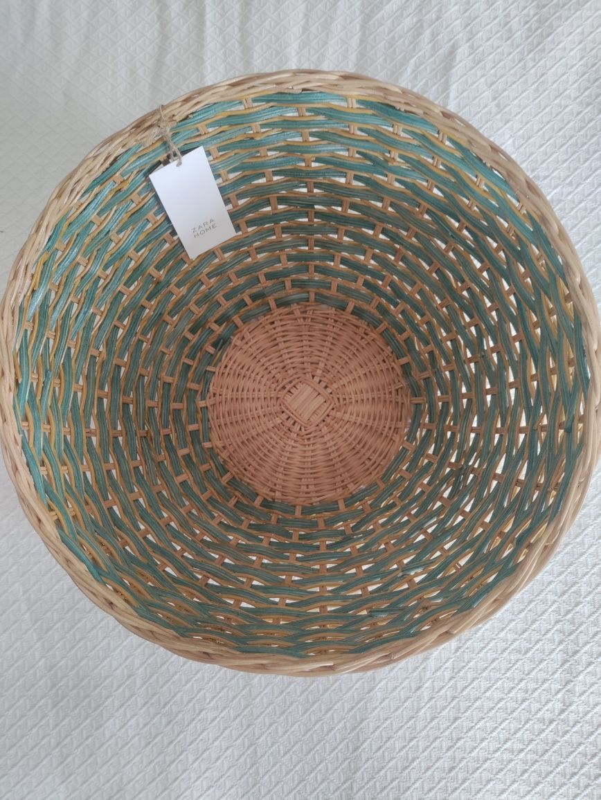 Zara Home kosz wiklinowy