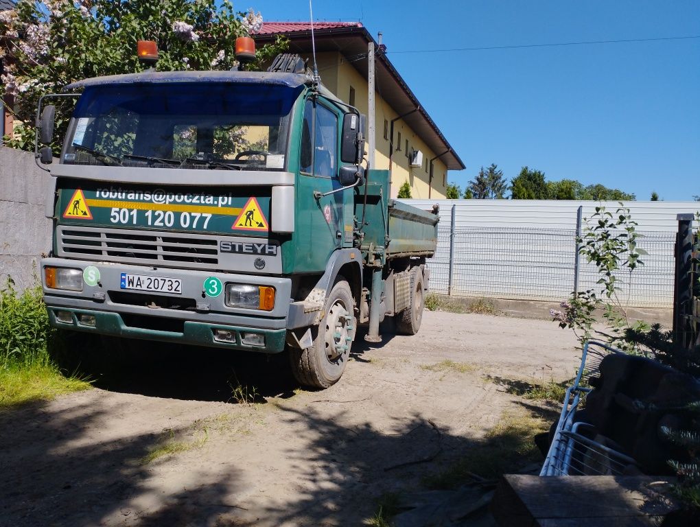 Steyr wywrotka hds hiab090