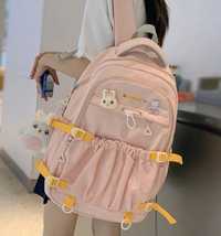 Plecak szkolny Sijiniao pudrowy różowy Rentenger damski dziewczęcy