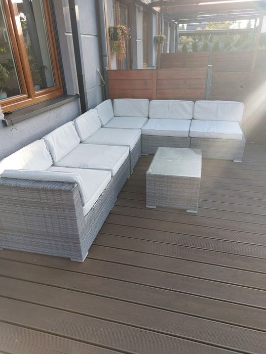 Meble ogrodowe narożnik Technorattan 3mx2m