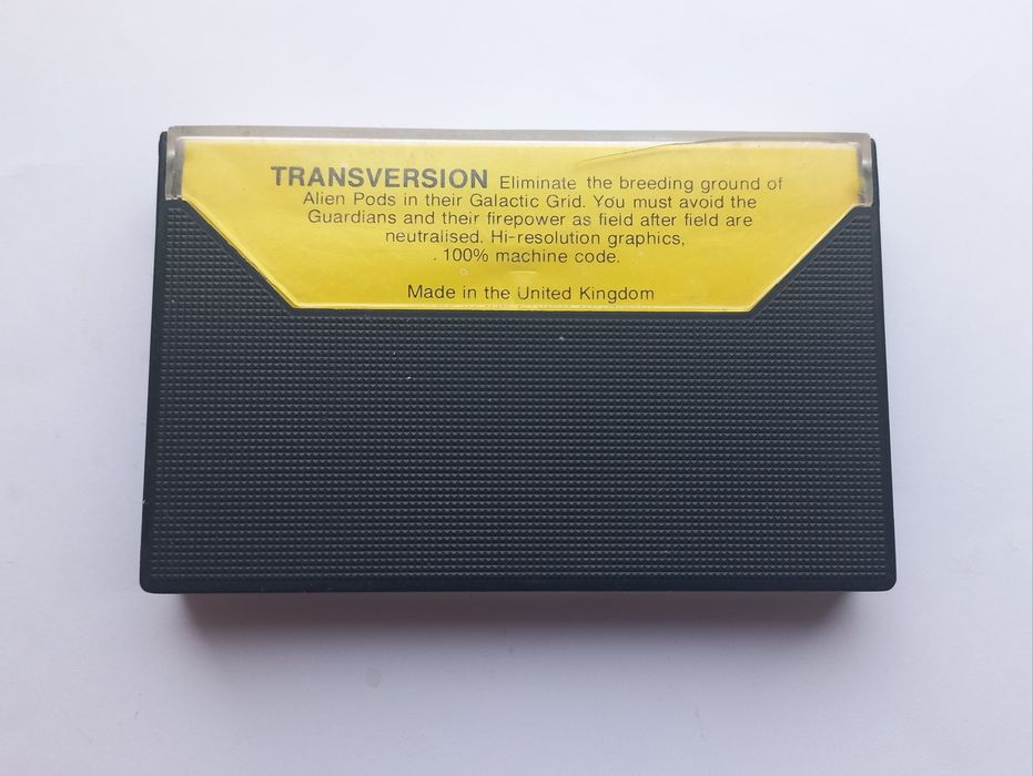 Кассета с игрой Transversion для ZX Spectrum