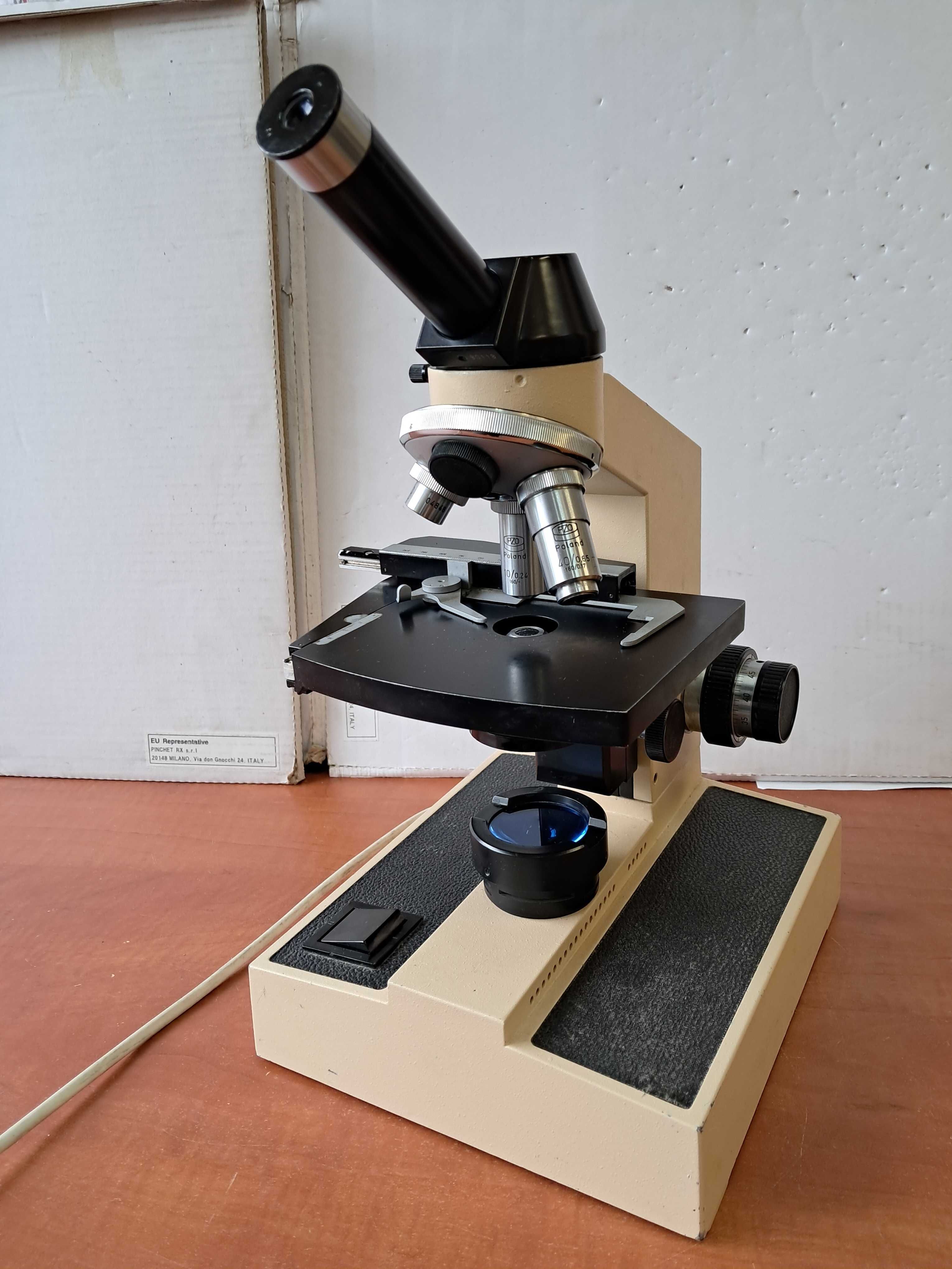Mikroskop biologiczny STUDAR PZO Warszawa LED