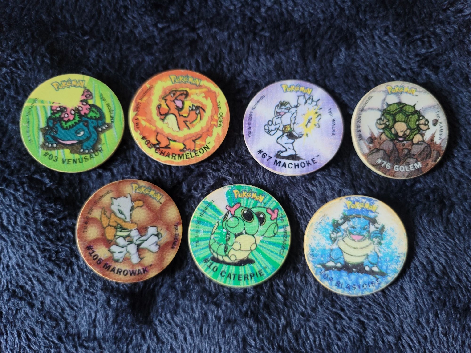 Kolekcja Pokemon Tazo Zapper Duo Tazo Flesz Tazo 101 szt + 31 bootleg