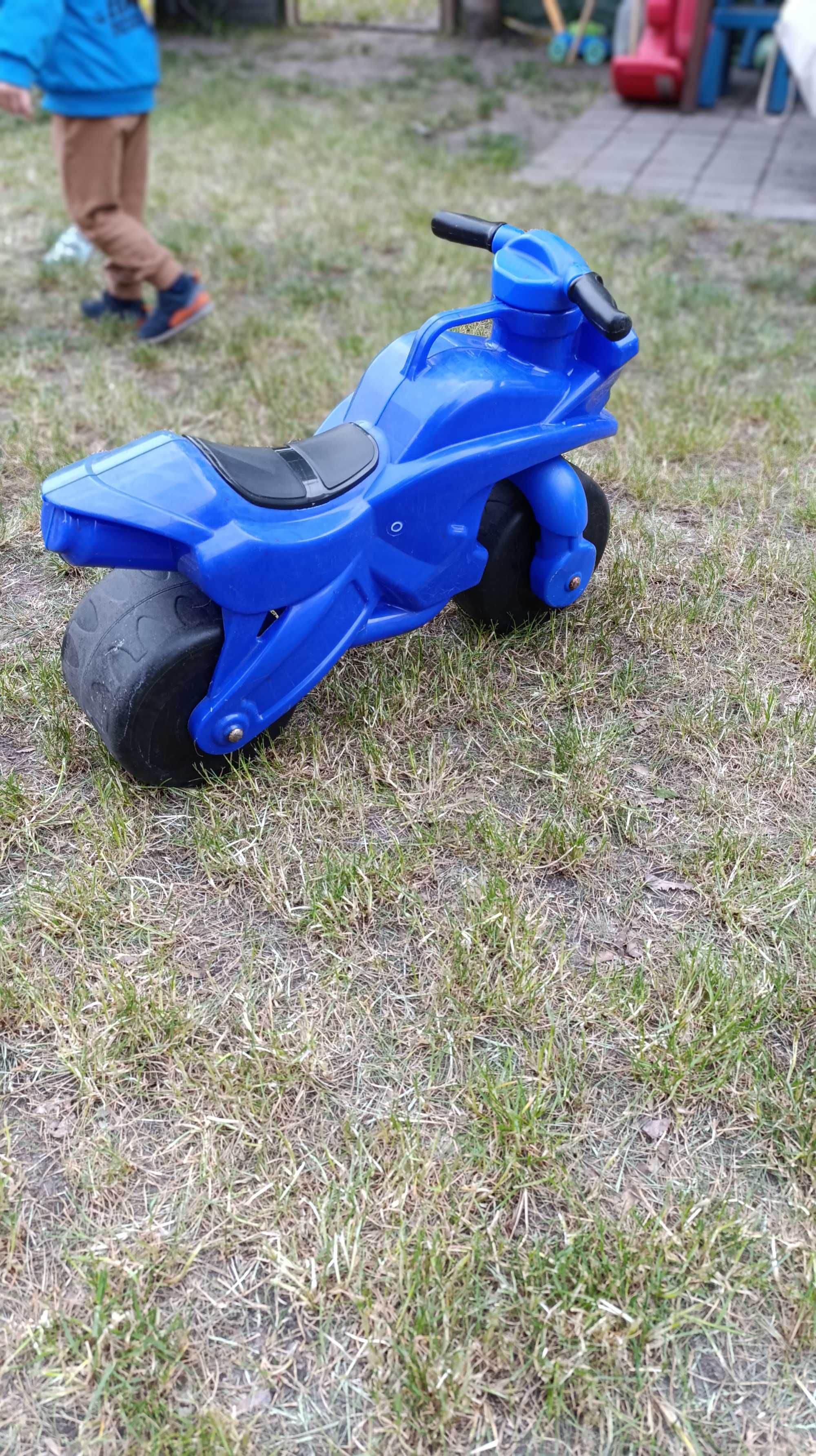Motor motorek dziecięcy jeździk rowerek biegowy plastikowy dla chłopca