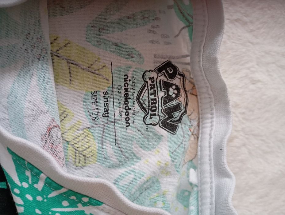 Koszulki bawełniane Psi Patrol 128/134