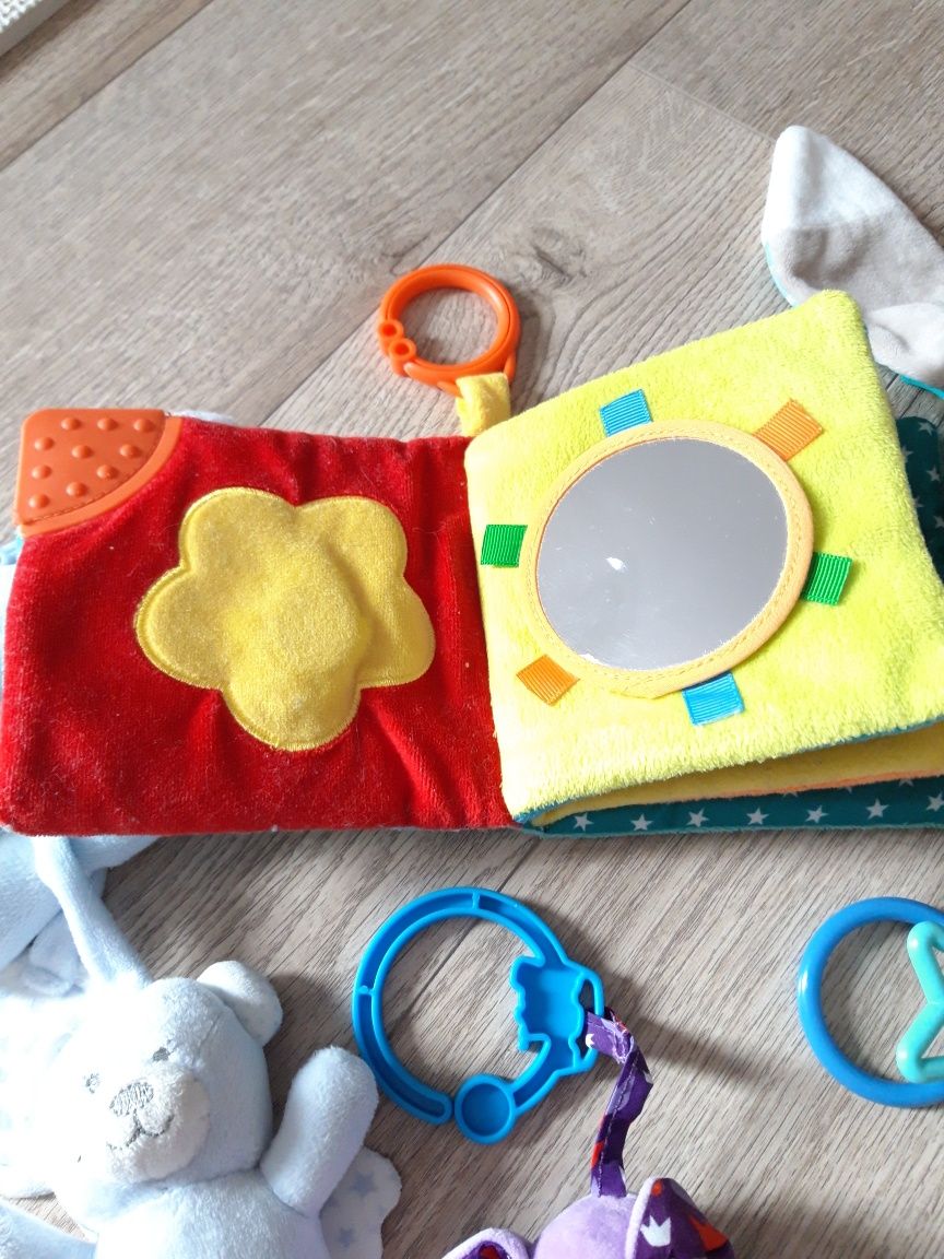 Sowa Balibazoo,  króliczek i inne zabawki sensoryczne