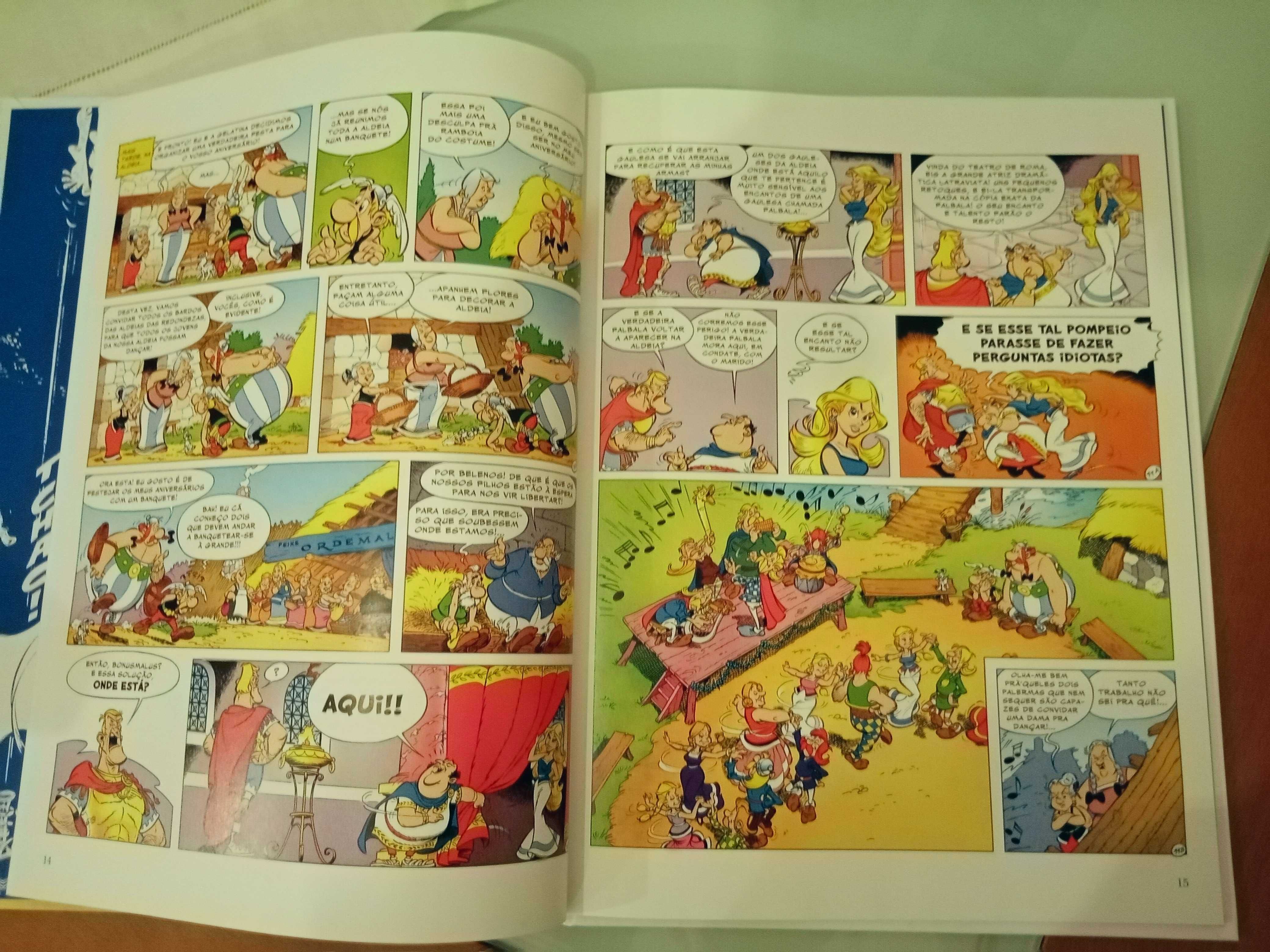 Astérix e Latraviata + O Filho de Astérix (como novos)