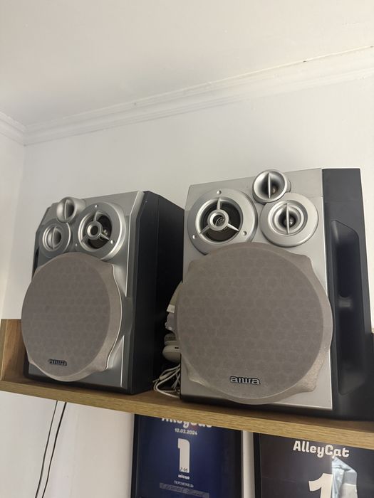 Музыкальний центр колонки aiwa усилитель сабвуфер samsung