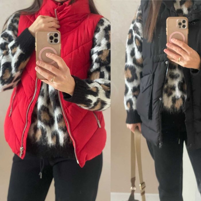 Теплі жіночі жилети  ZARA