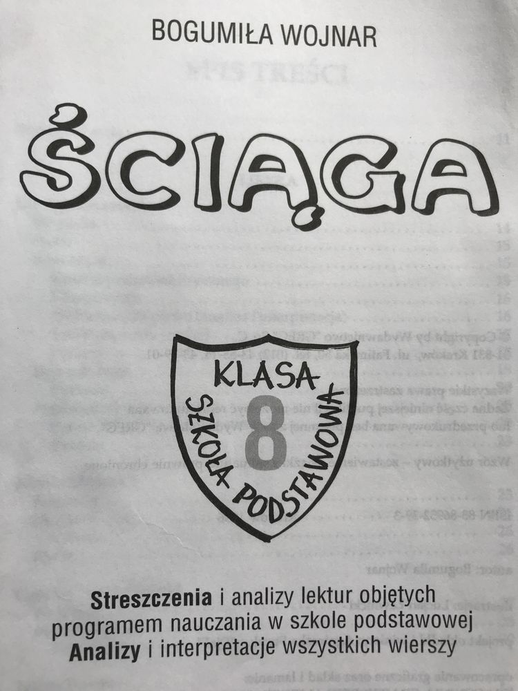 Ściąga ósmoklasisty