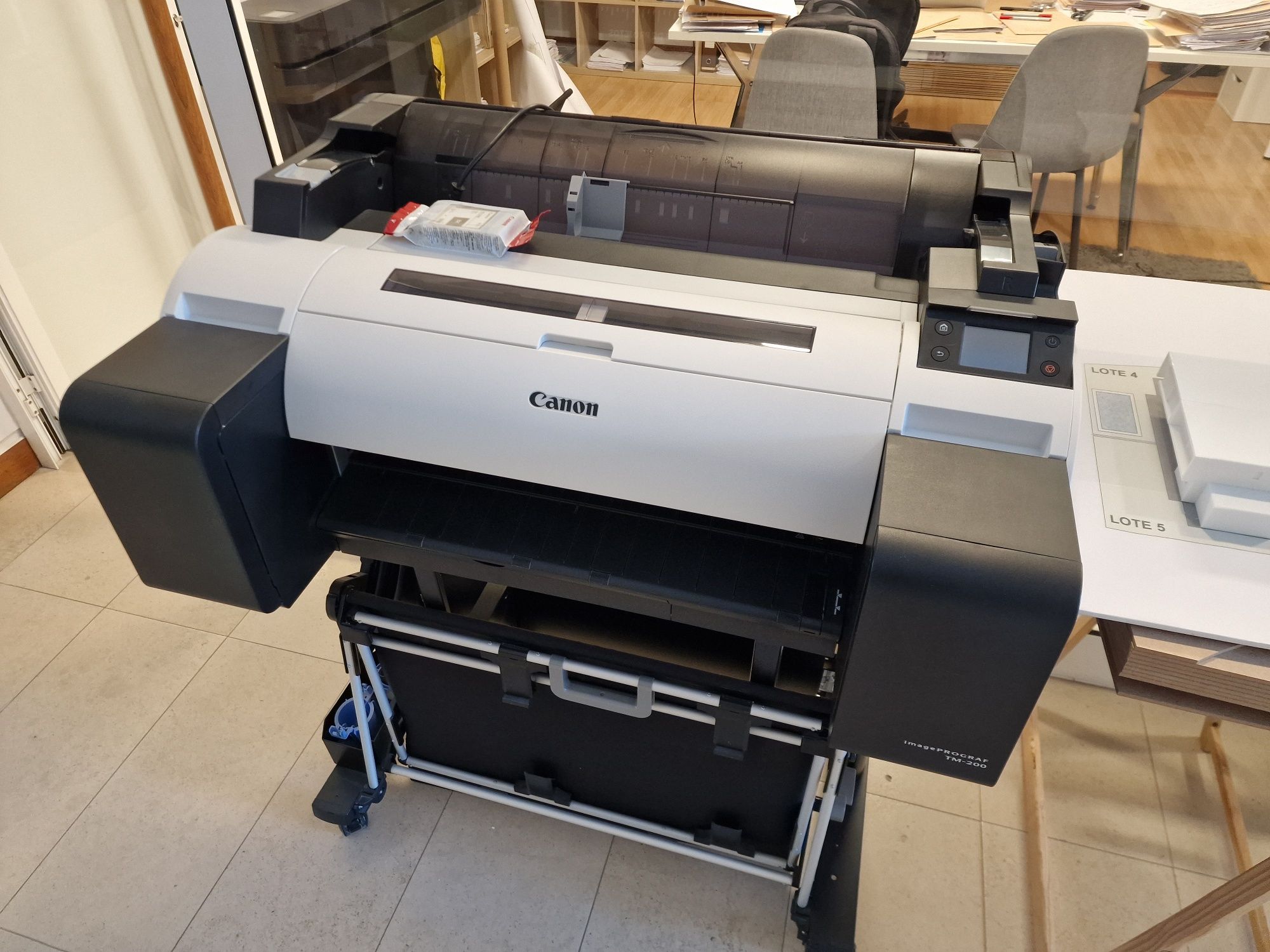 Duas Impressora plotter Canon TM-200