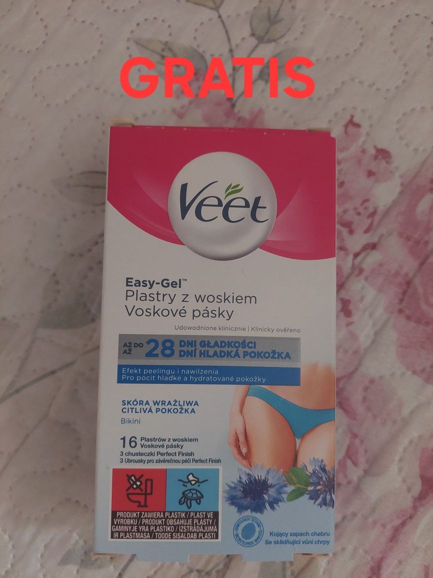 Nowy zestaw VEET EASY WAX elektryczny depilator wosk