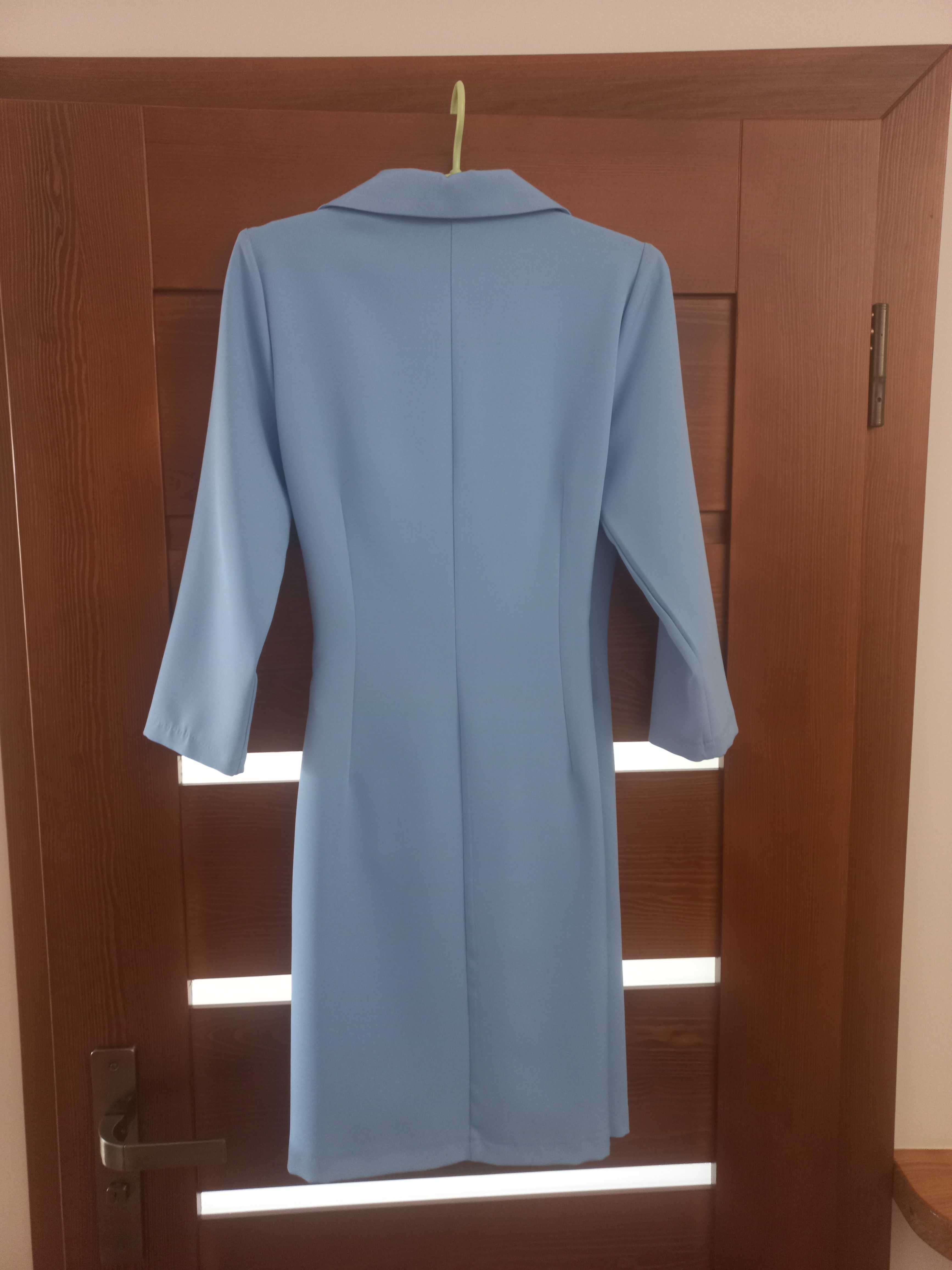 elegancka marynarkowa sukienka marki feema