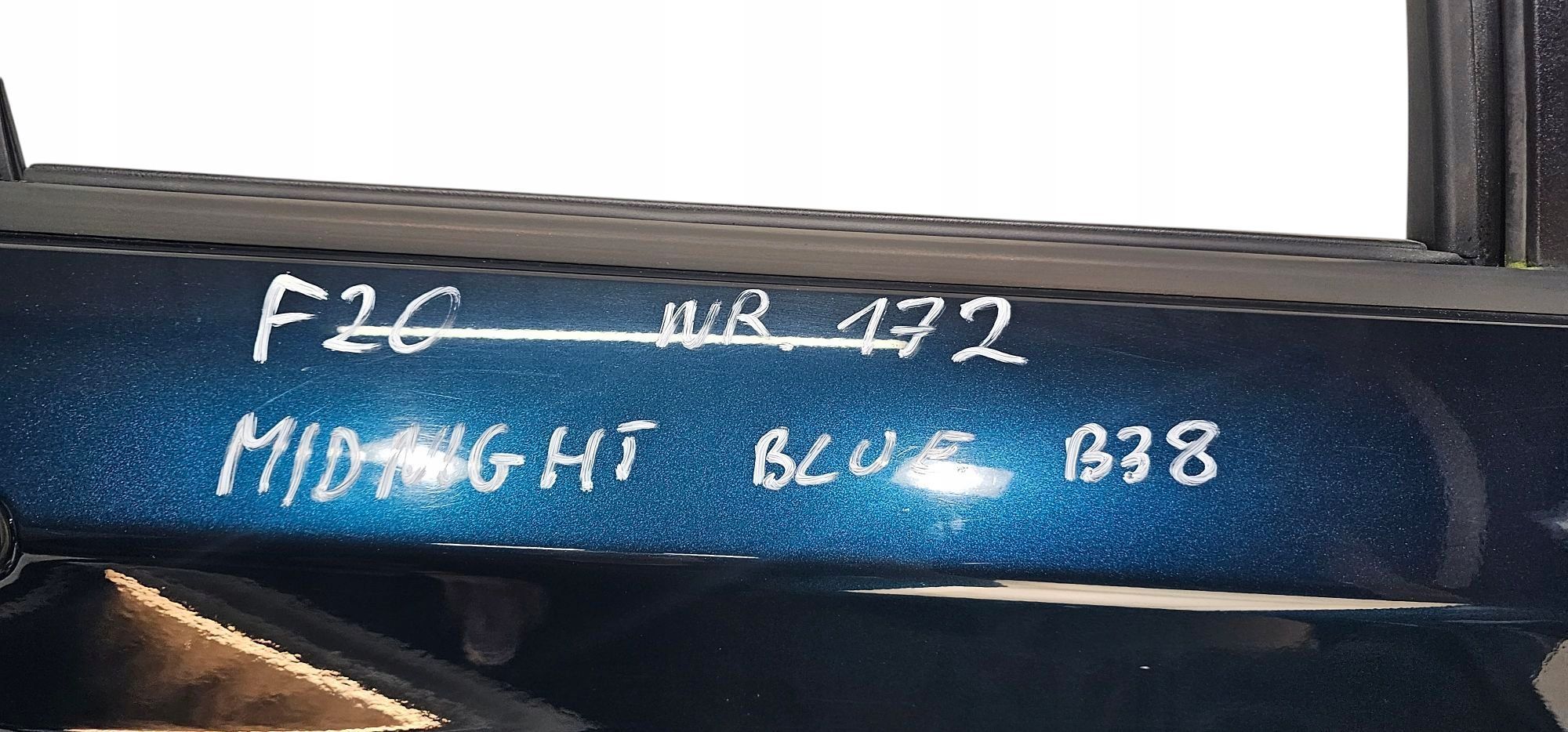 Bmw F20 Drzwi Prawe Prawy Tył Midnight Blue Ii B38 Nr 172