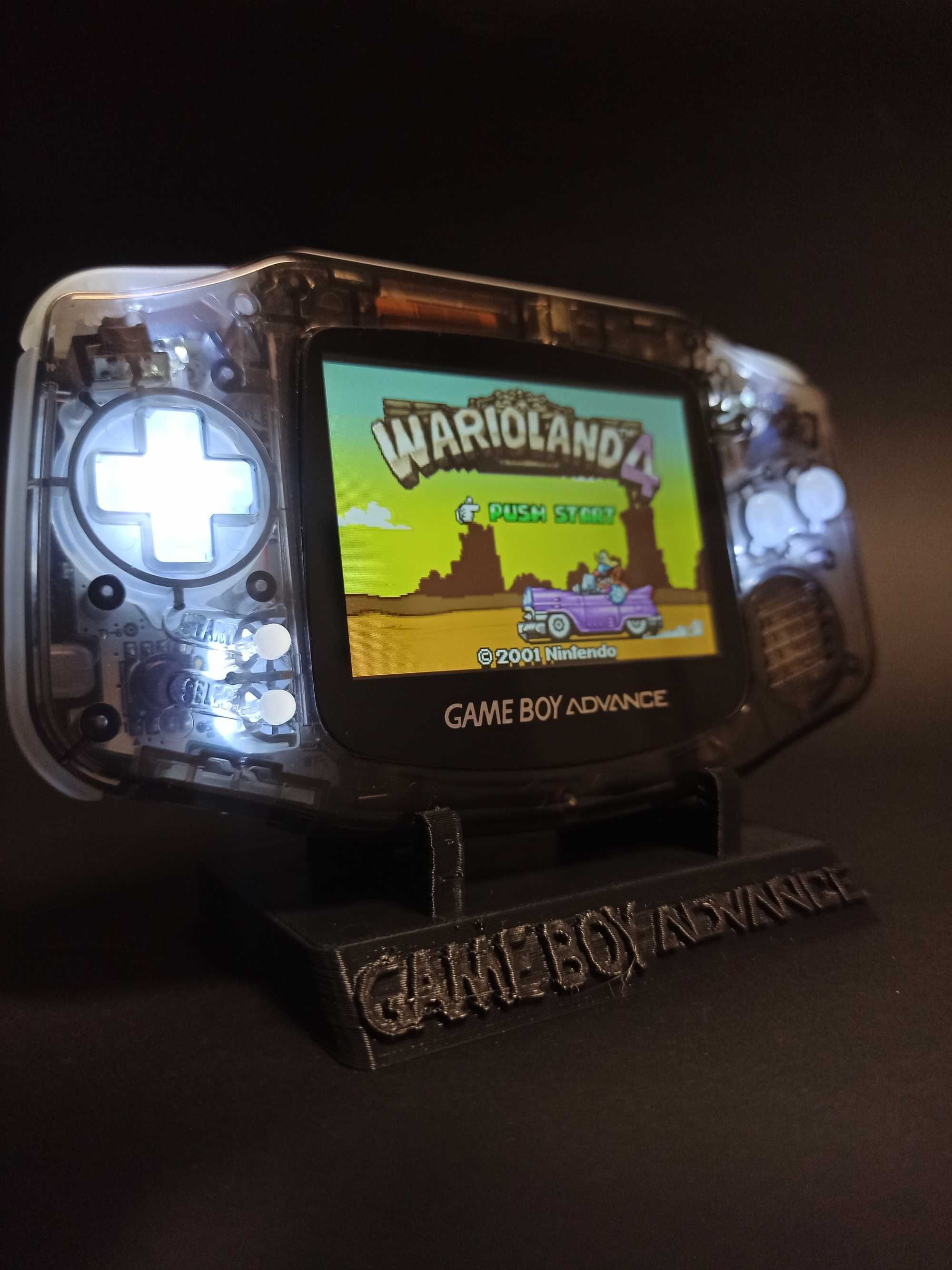 Gameboy Advance IPS screen / led buttons/ reshell