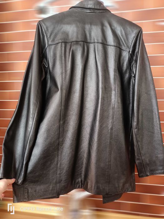 Чоловіча шкіряна куртка