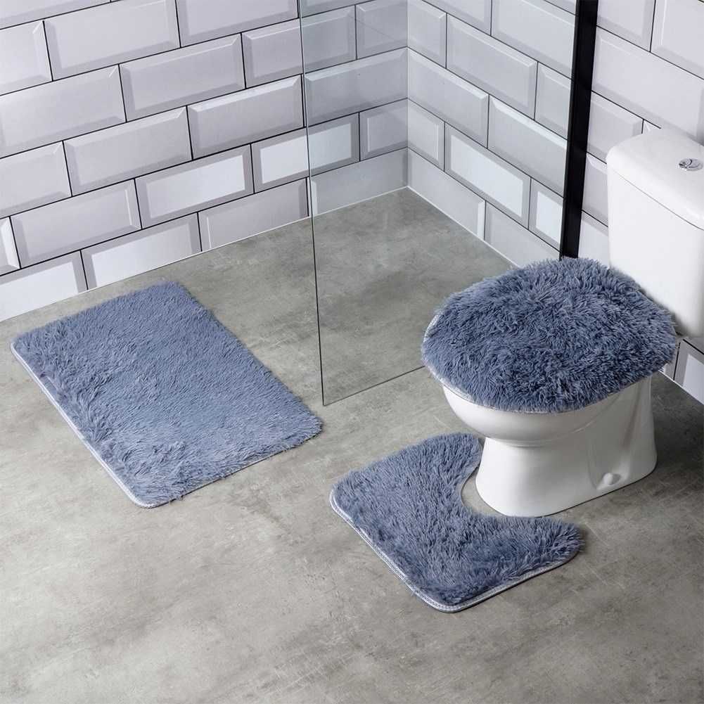 Dywaniki łazienkowe granatowe mata do łazienki toalety wc toaletowe