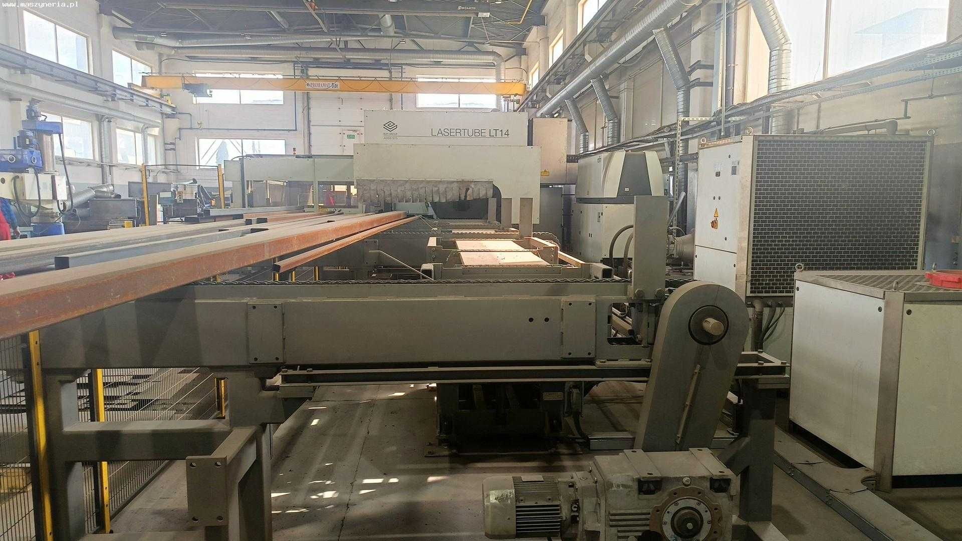 Laser do cięcia rur i profili BLM-ADIGE JUMBO LT14