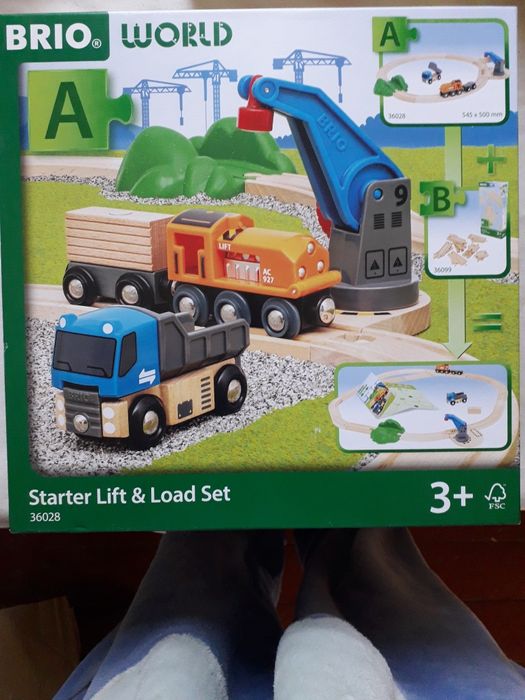 BRIO RAVENSBURGER. Дерев'яна залізнична дорога.