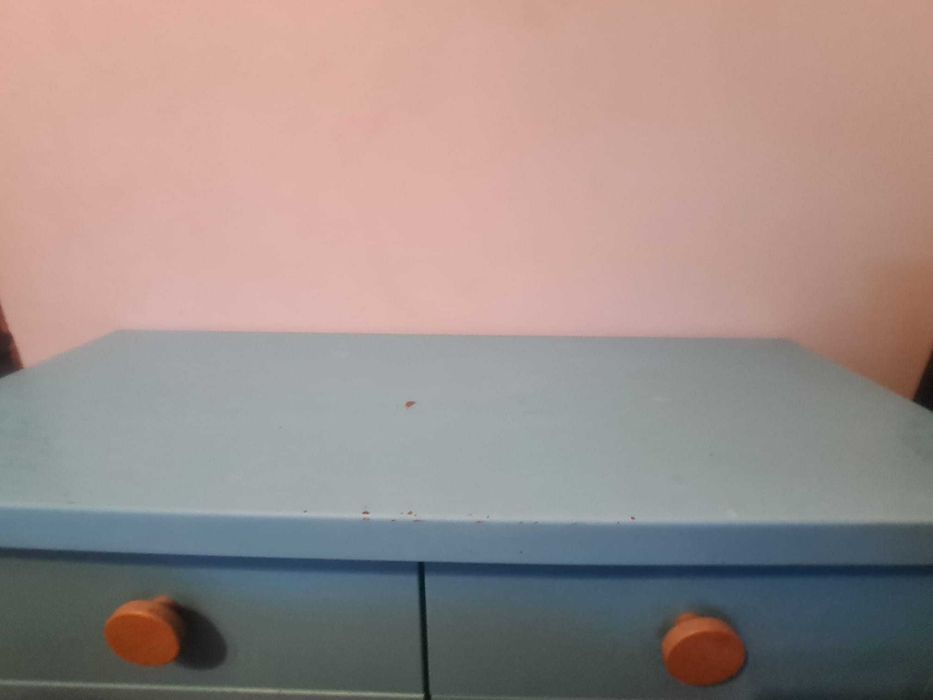 Szafka komoda niebieska