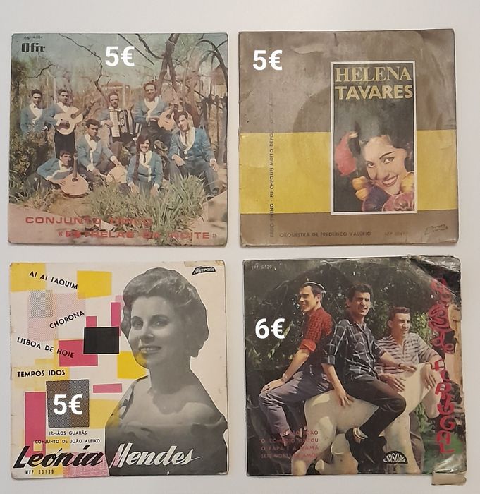 Varios discos vinil peq