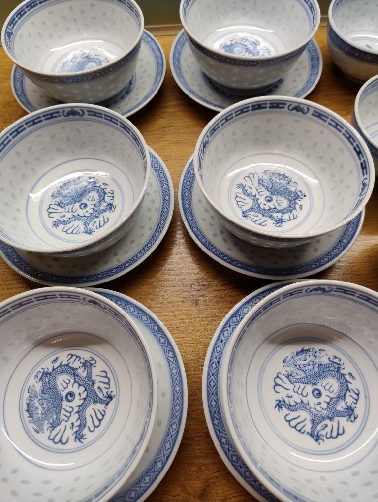 Chińska porcelana kpl 20 szt
