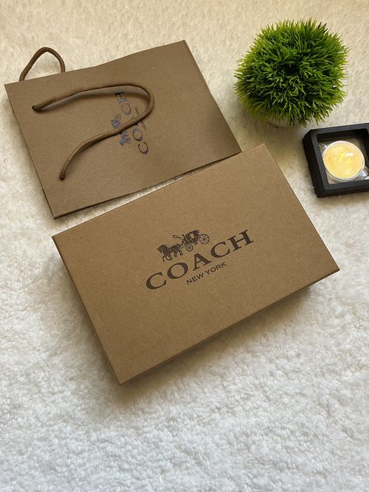 НОВИЙ‼️ Подарунковий набір Coach, гаманець coach, ремінь coach