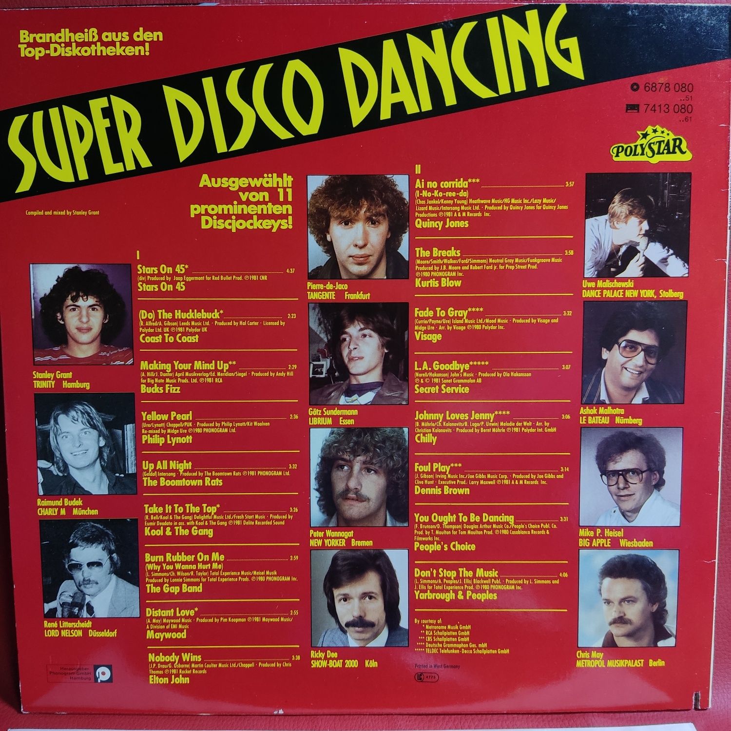 Various ‎– Super Disco Dancing.1981.Chilly,Elton John,Maywood,Stars on