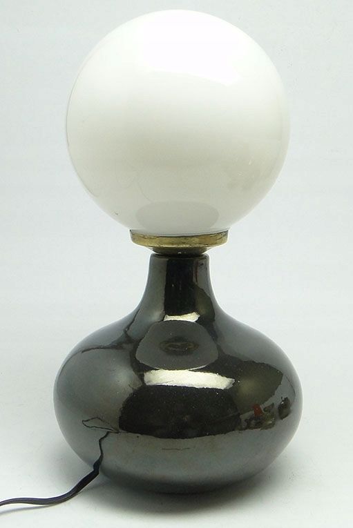 ART DECO Lampa na ceramicznej podstawie