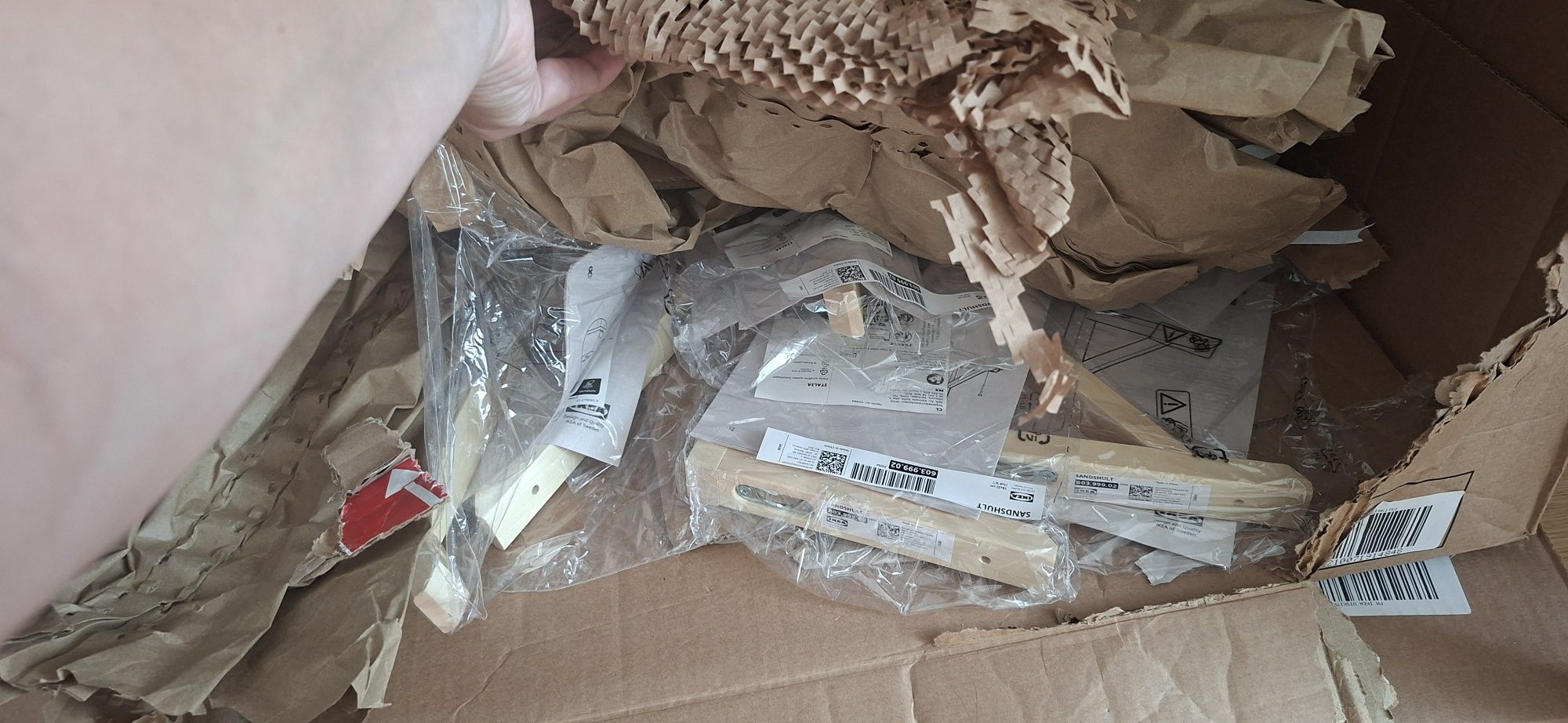 Nowe polki Ikea Bergshult 2szt + wsporniki