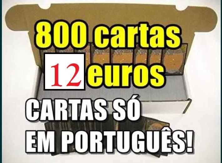 800 Cartas Magic The Gathering MTG em Português!