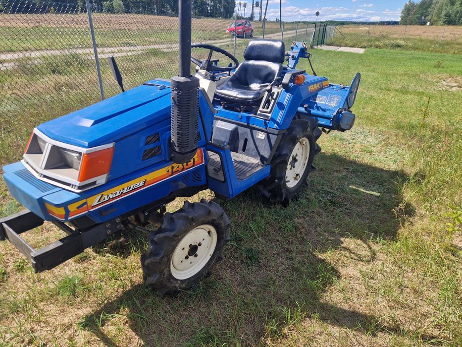 Traktorek ISEKI 140 z glebogryzarka