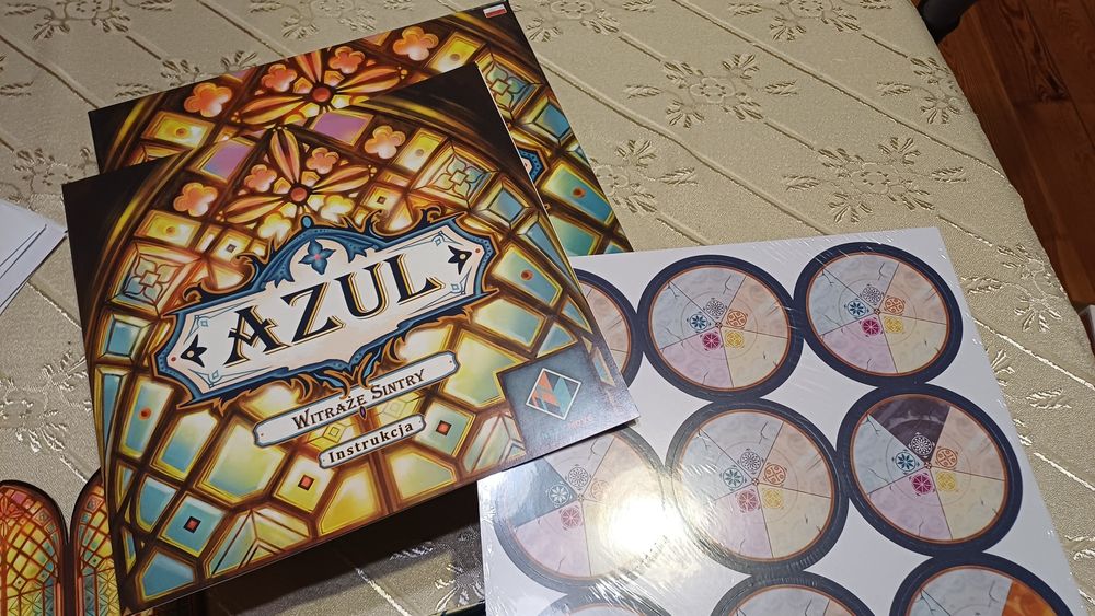 Gra planszowa Azul Witraże Sintry jak nowa