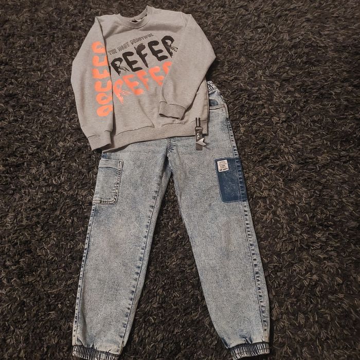 Пакет одягу на хлопчика 140