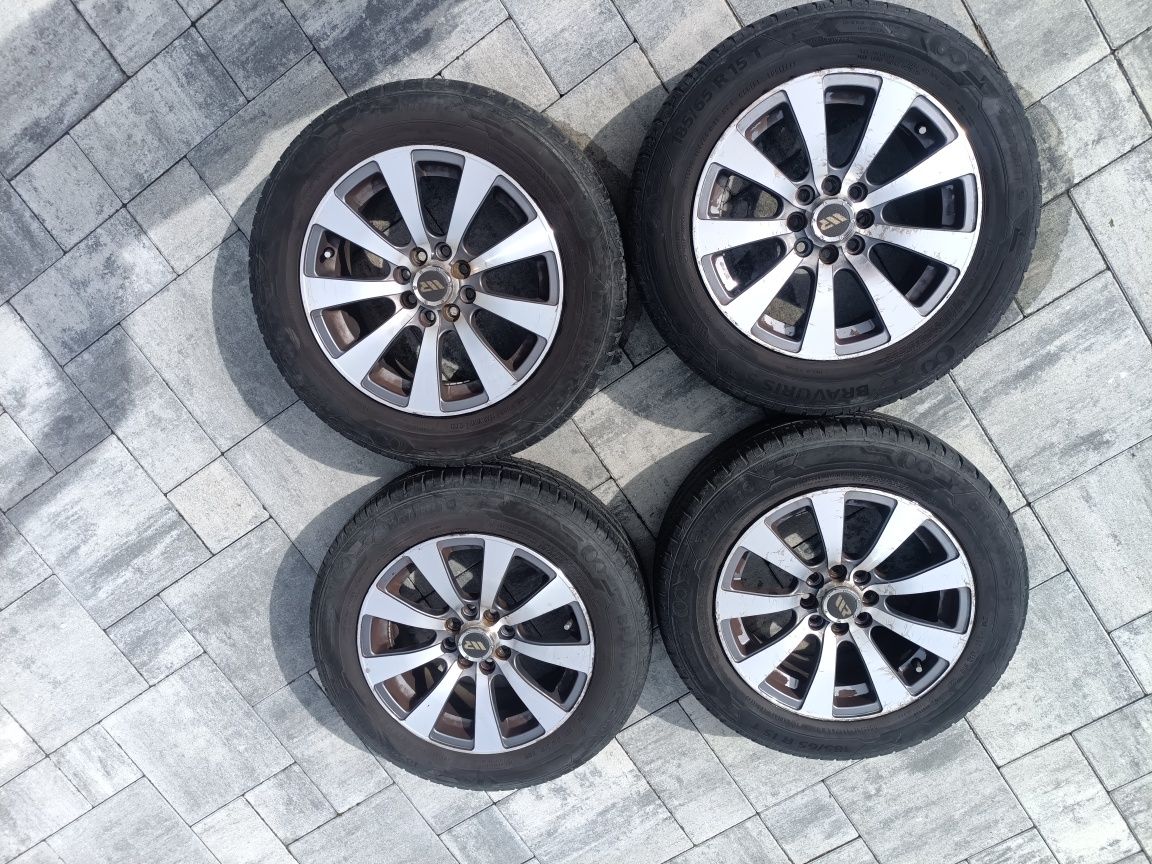 Alufelgi z oponami 4x100 i 4x108 185/64 R15
