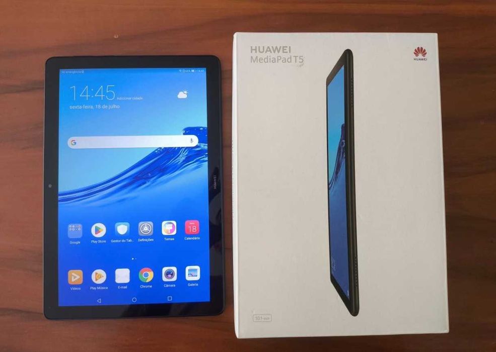 Tablet Huawei T5 4/64GB faz chamadas, excelente estado,caixa,312€ Fnac
