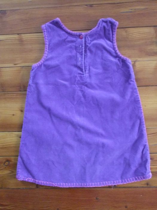 Sukienka sztruksowa princeska na 5 lat