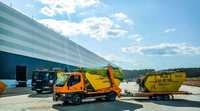 Wywóz odpadów gruzu kontenery hakowe skipy kp 30 obsługa budowy hal