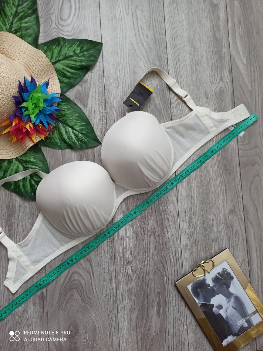 Білий бюстгальтер на великі груди Wonderbra 85G