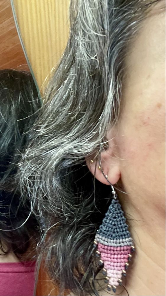 Brincos em Macramé