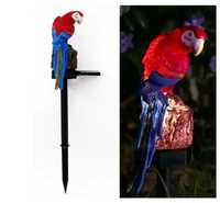 Świecącą solarna kolorowa Papuga