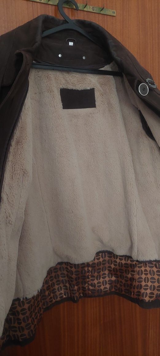Casaco de senhora em pele de porco